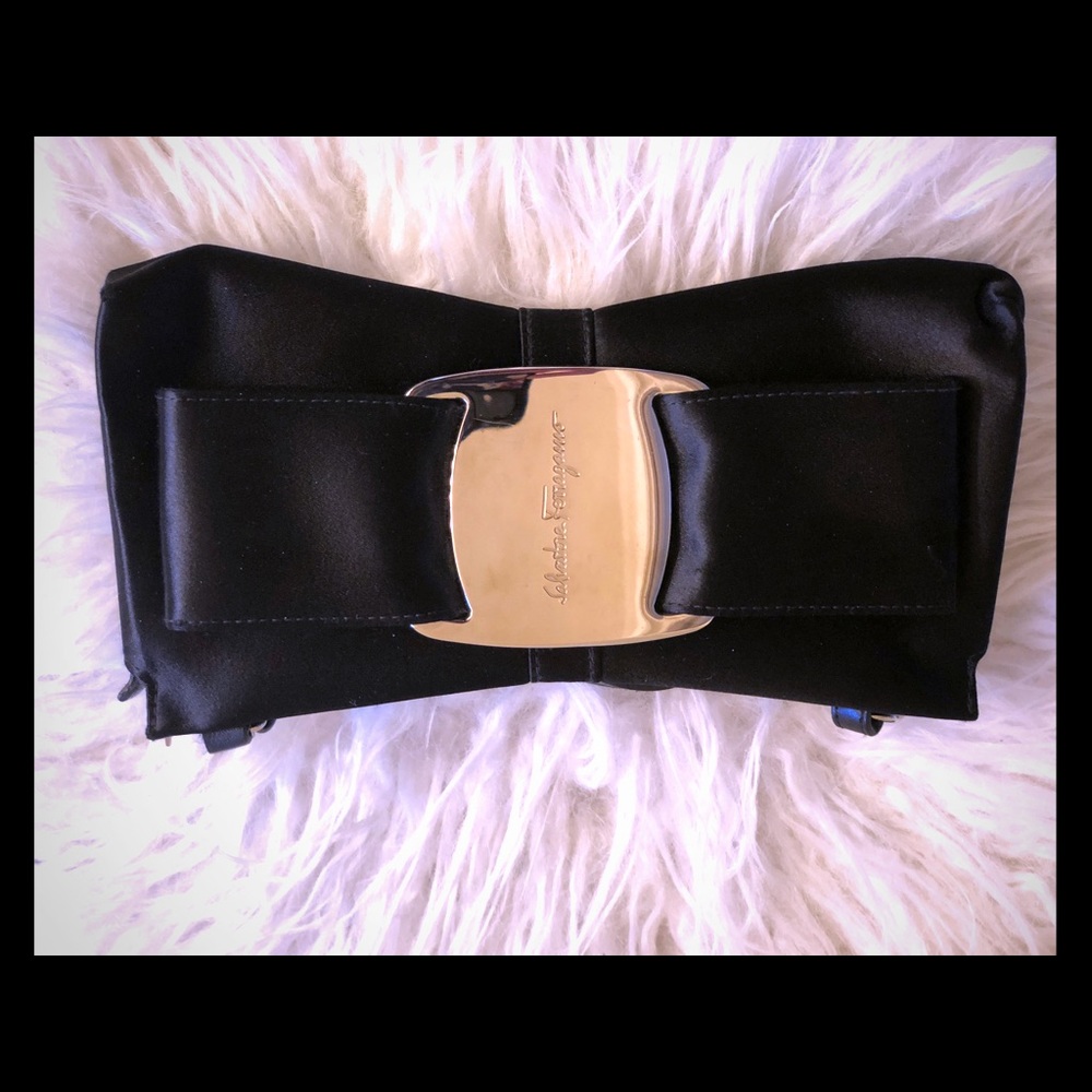 Salvatore Ferragamo black purse